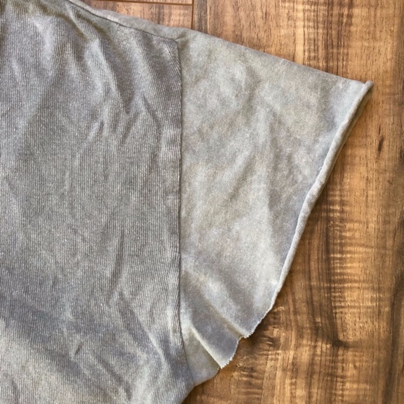 NWT - We The Free Girl Talk Tee In Gray XS - Picture 7 of 9